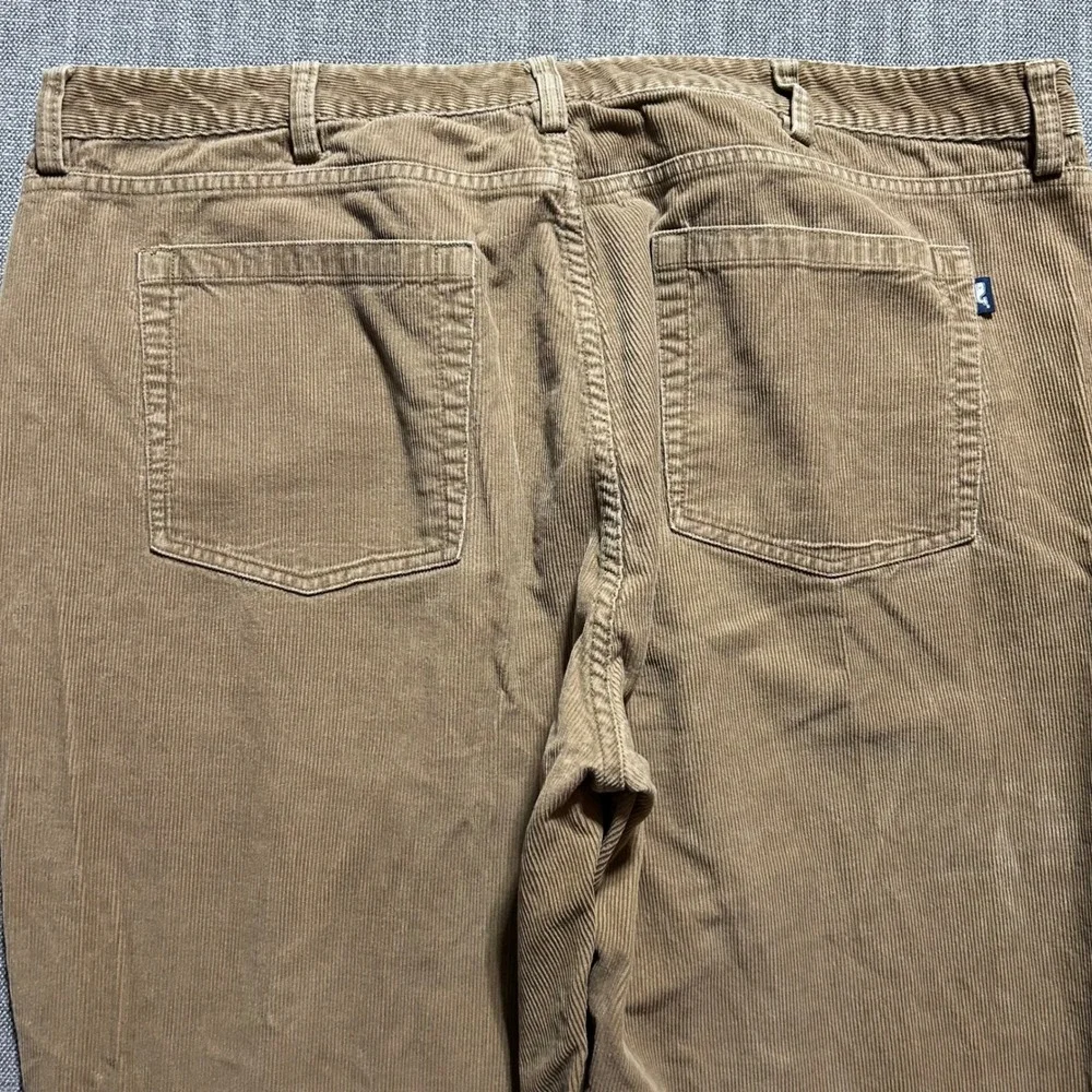 Vineyard Vines Corduroy Pants Mens 42x32 (Fits 42x28) Tan Straight Leg Cotton